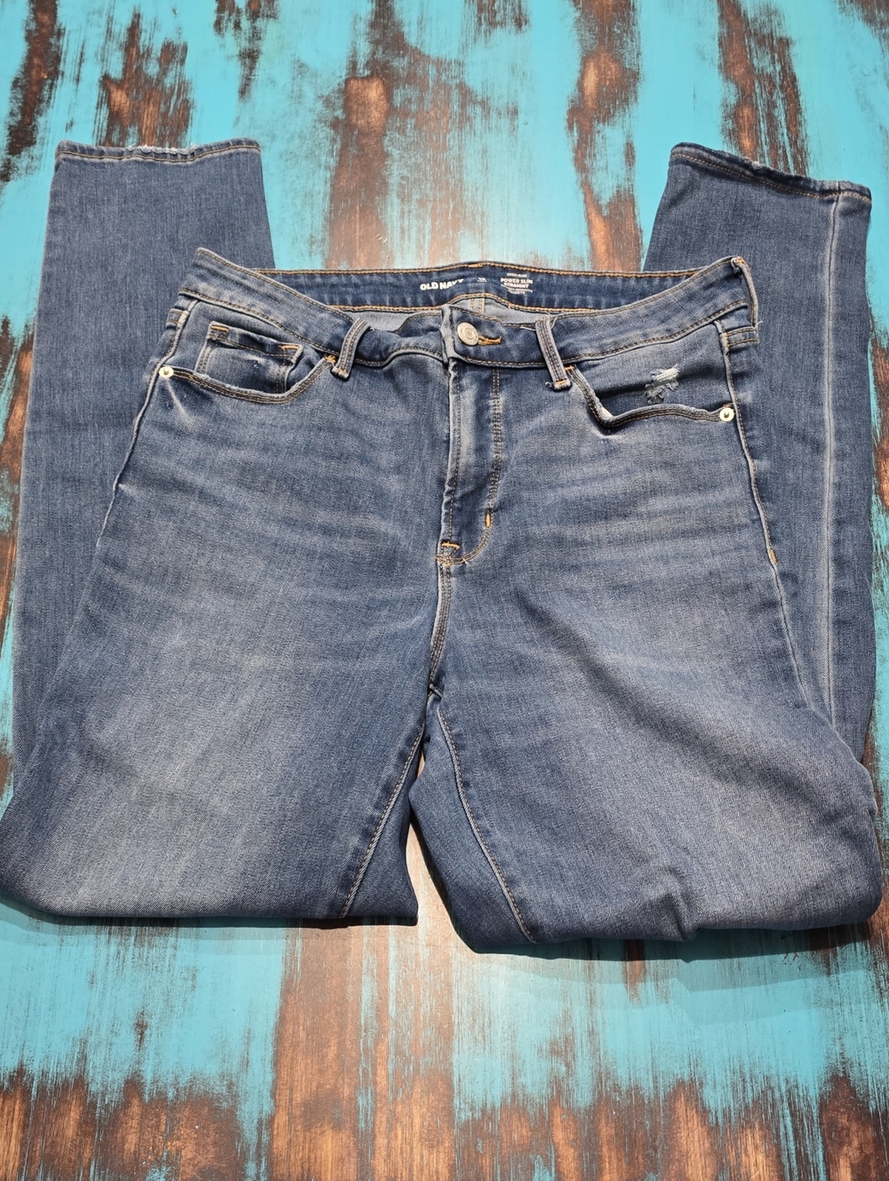 Old Navy Women's Medium Blue Skinny Jeans